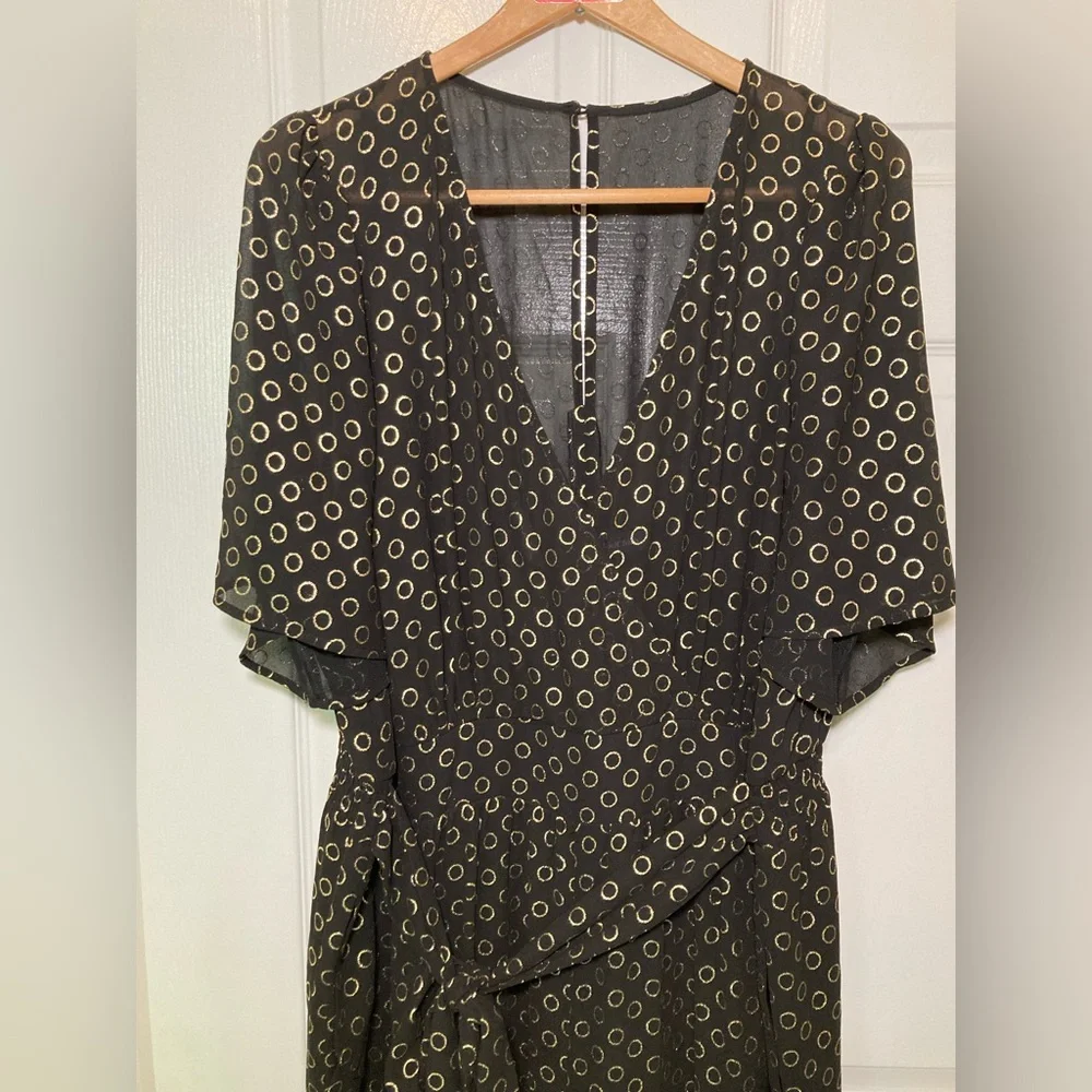 ModCloth Size 1X Luxe at Me Metallic Jumpsuit - Picture 5 of 15